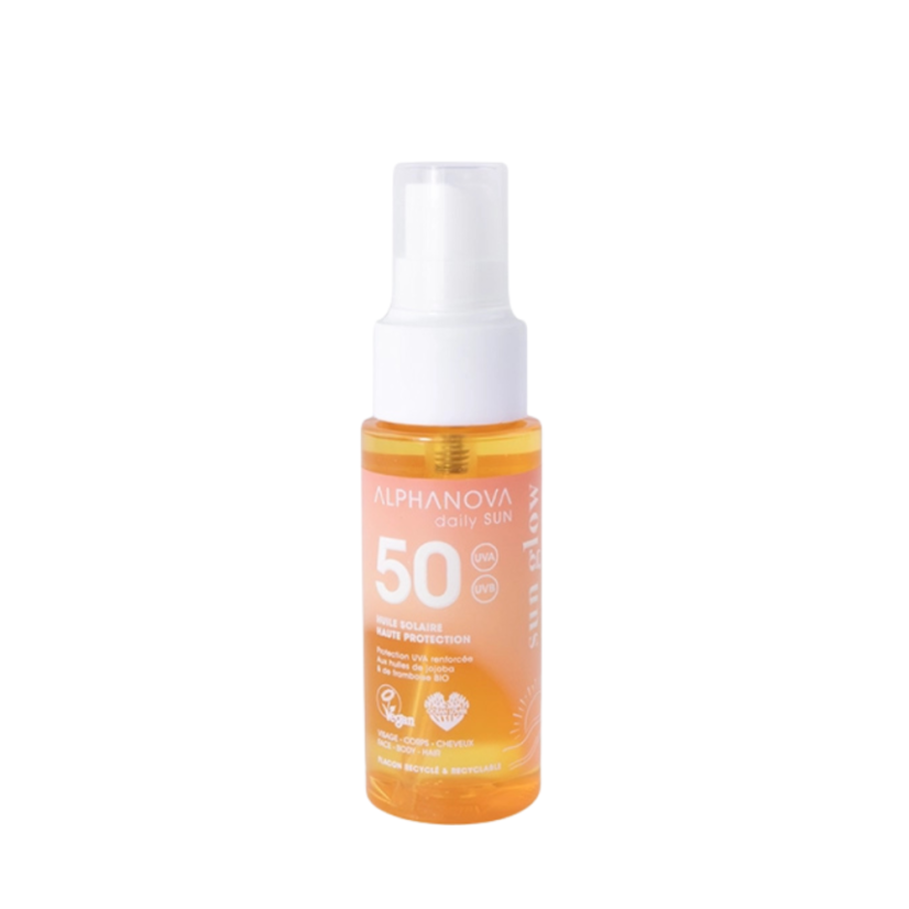 Cestovný opaľovací olej SPF 50 UVA Boost
