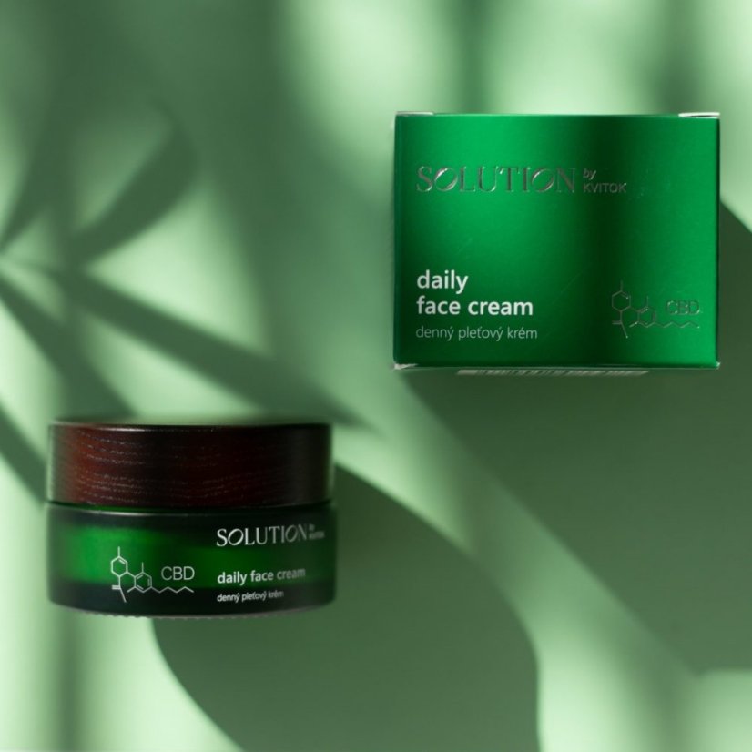 Denný pleťový krém CBD Solution