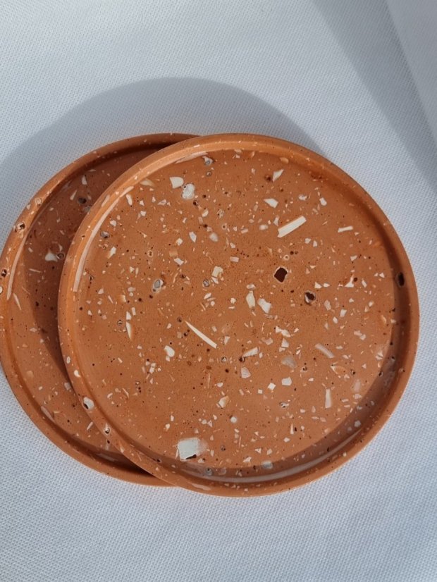 Podnos Terracotta terrazzo