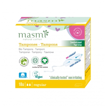 Tampóny Regular z organickej bavlny