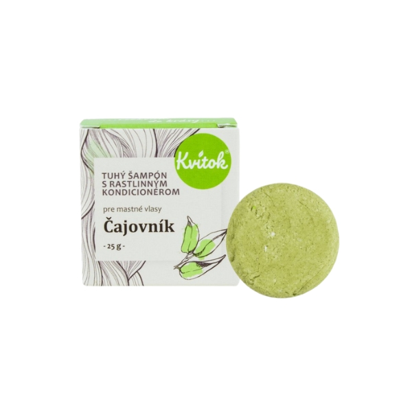 Tuhý šampón na mastné vlasy Tea tree