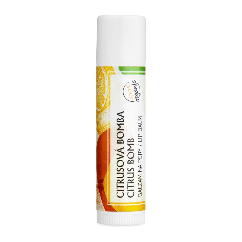 Organický balzam na pery Citrus