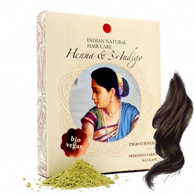Henna extra tmavohnedá