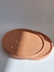 Podnos Terracotta terrazzo