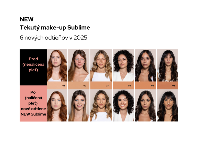 NEW Tekutý make-up Sublime 06 (pôvodne 07 a 08)