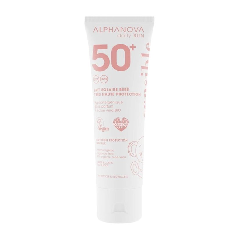 Opaľovací krém pre citlivú pokožku SPF 50+