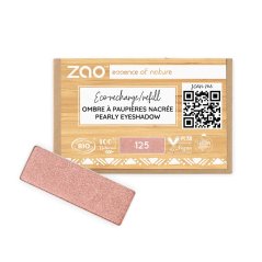 Obdĺžnikový perleťový očný tieň 125 Sunshiny pink - náplň