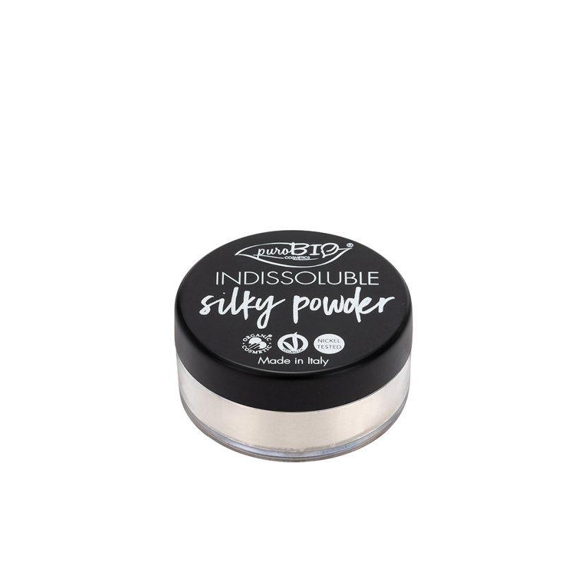 Transparentný púder Silky powder