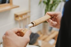Bambusový obal na zubnú kefku
