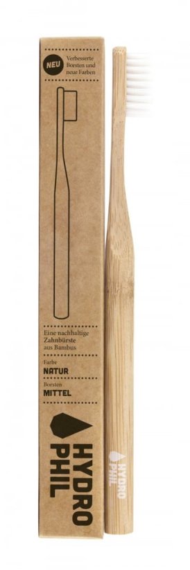 Bambusová zubná kefka Medium natural