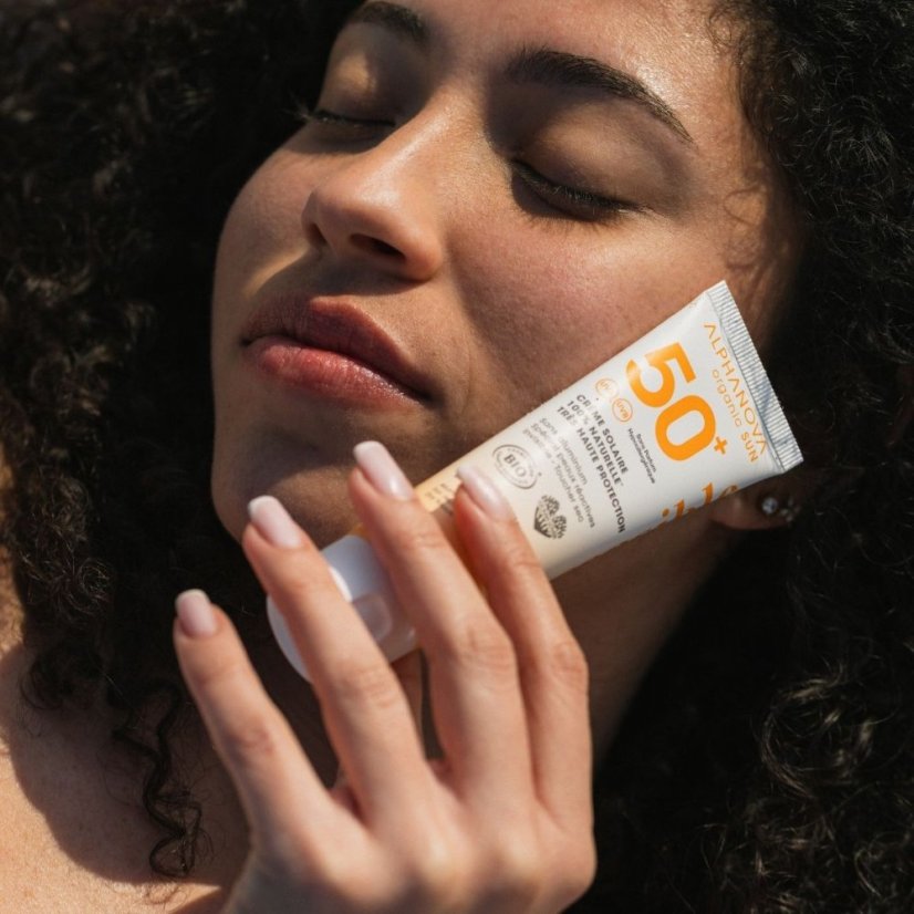 Pleťový opaľovací krém sensitive SPF 50+