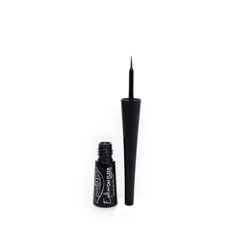 Tekutá linka na oči Brush Tip čierna