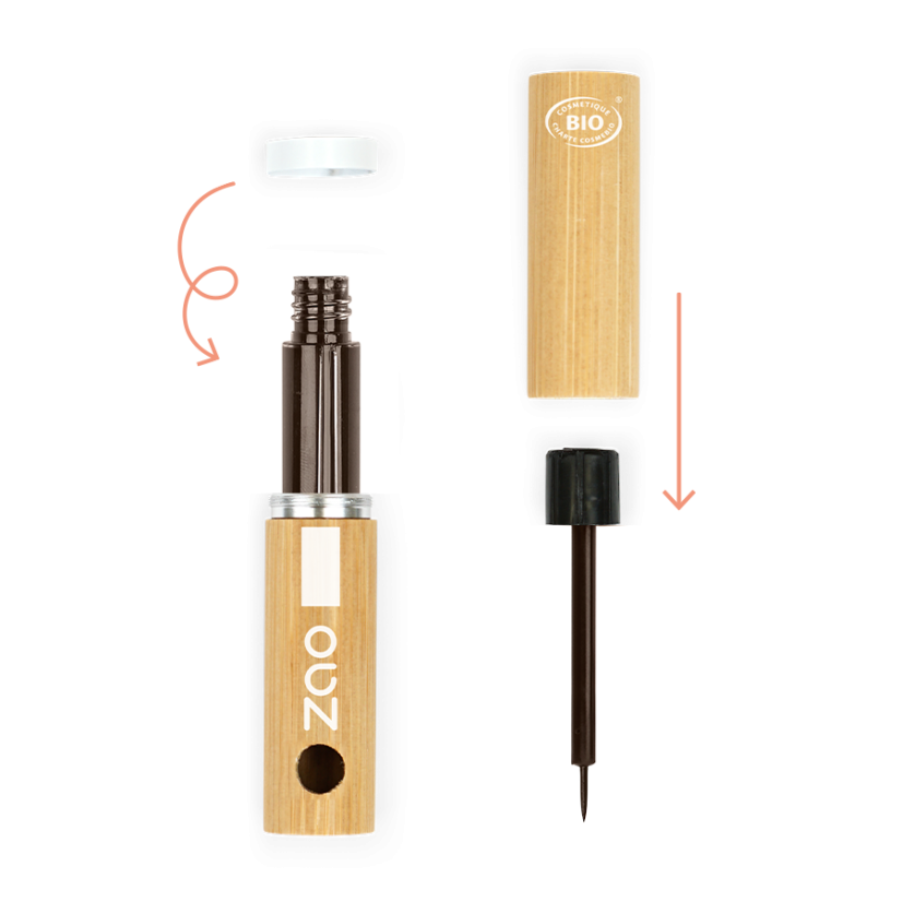 Tekutá linka na oči 071 Dark brown dopĺňateľná