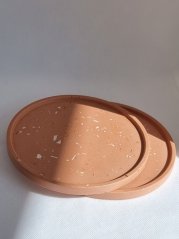 Podnos Terracotta terrazzo