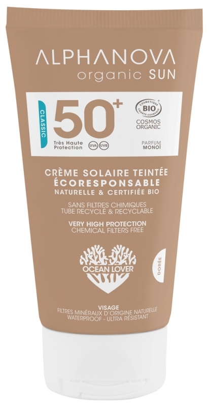 Tónovací opaľovací krém Golden Beige SPF 50+