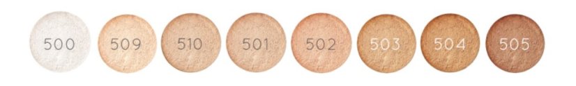 Hodvábny minerálny make-up 501 Clear Beige - náplň