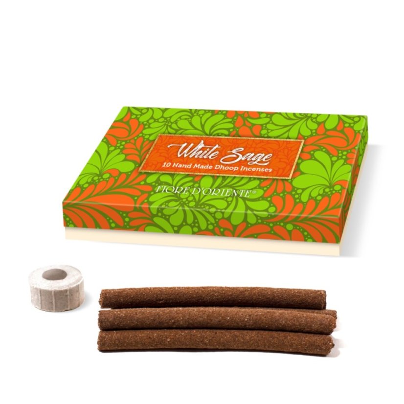 Vonné tyčinky dhoop Biela šalvia