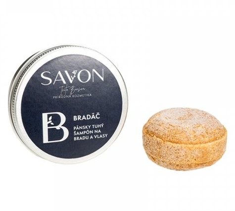 Tuhý šampón Bradáč v prenoske