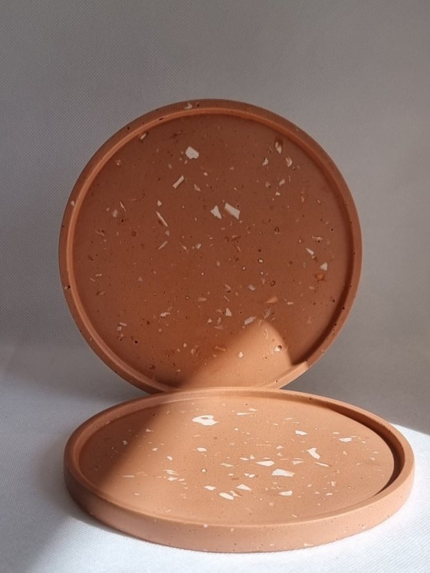 Podnos Terracotta terrazzo